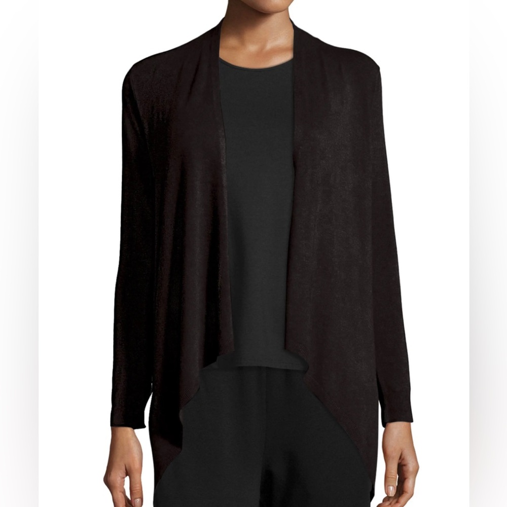 EILEEN FISHER Draped Open‎ Cardigan